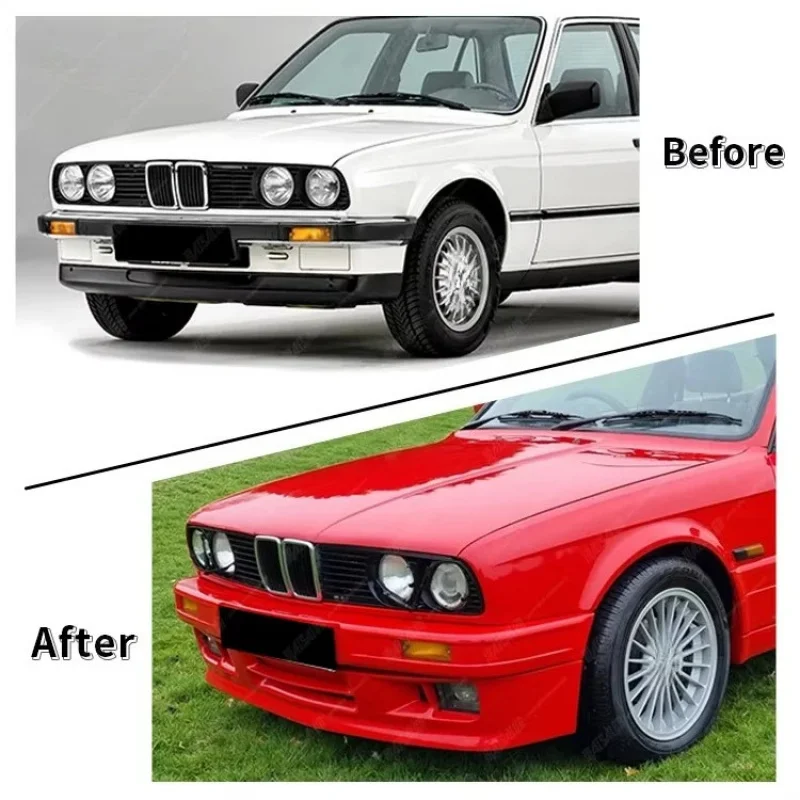 Hot Sell Car Bumper E30 Upgr MT Body Kit for  3 SERIES Front Rear Bumper MT Bodykit - Image 6