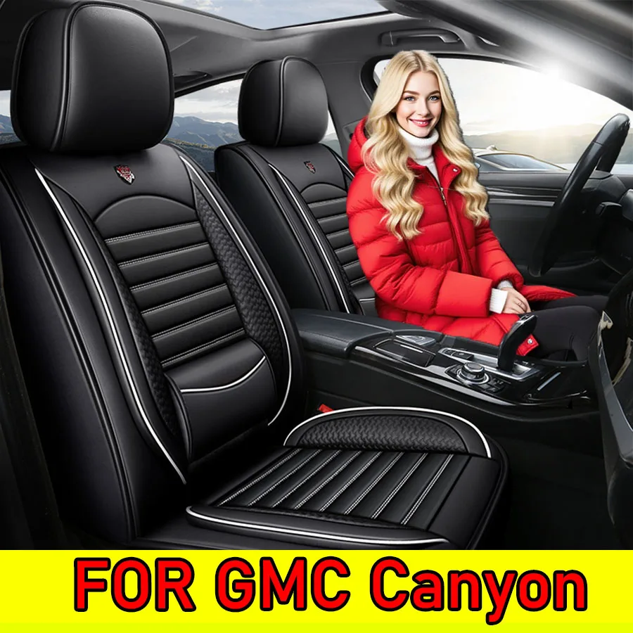 

FOR GMC Canyon Car seat cover PU leather comfortable waist-fixed high-end full set of 5-seat full wrap seat cover