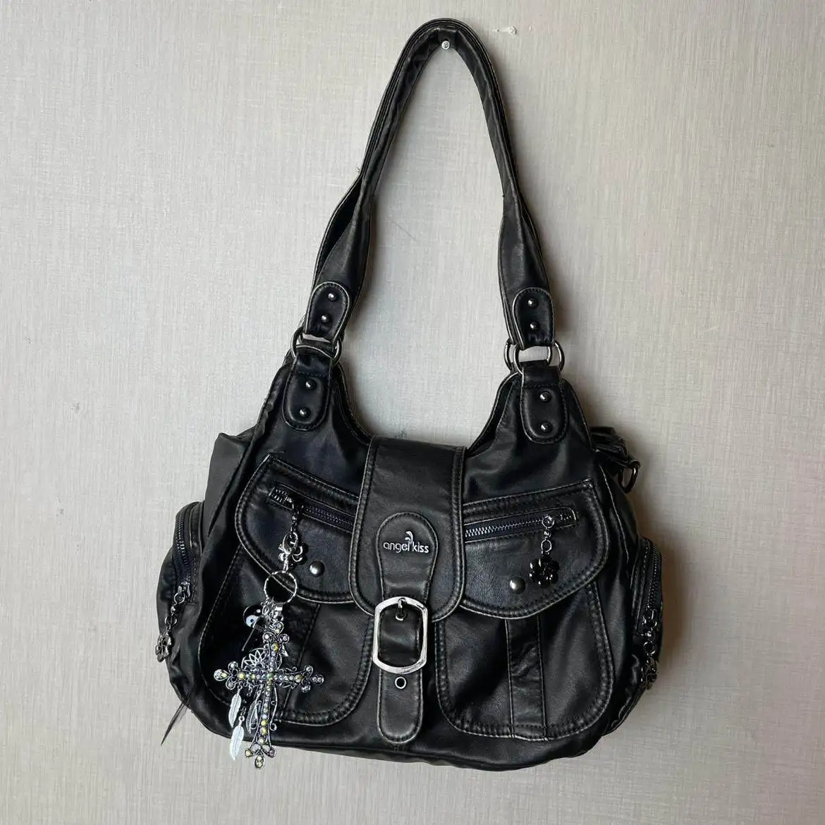 

Оригинальный нишевый дизайн, новинка, высокое качество, винтажная сумка через плечо Y2k для женщин, большая вместимость, сумка Женская, горячая распродажа