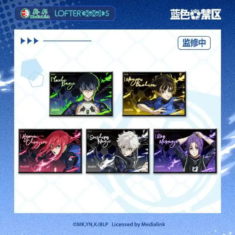 BLUE LOCK Isagi Yoichi Mikage Reo Bachira Meguru Nagi China Official Authorization Endless Flame Series Paper Standee Shikishi