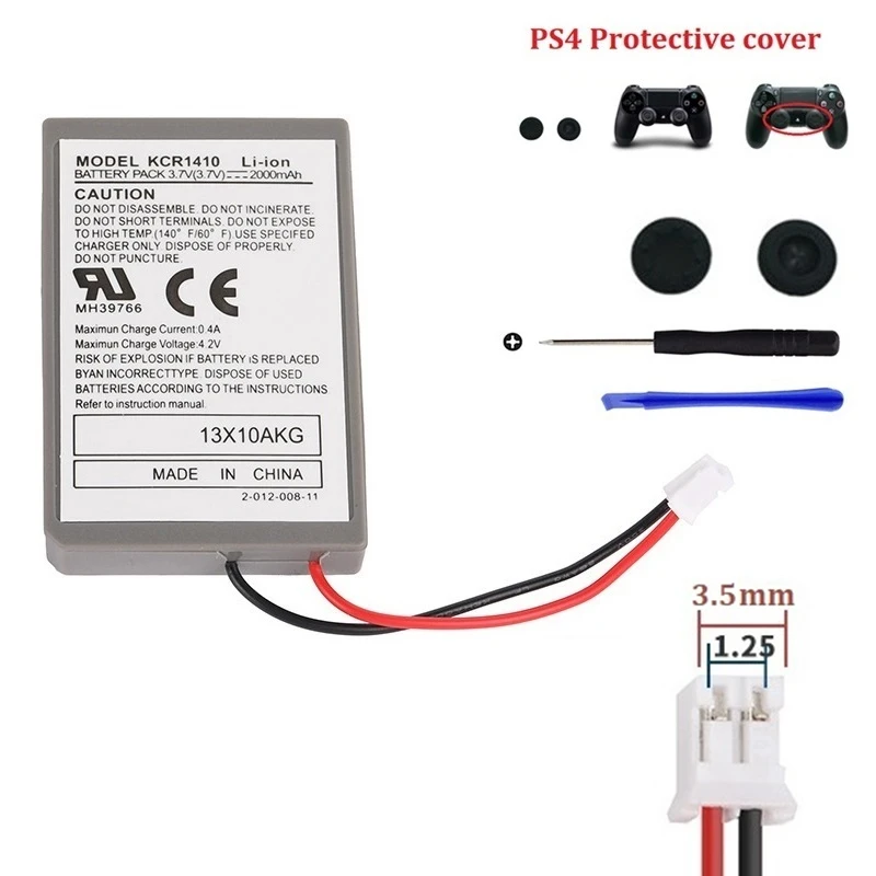 PS4 PRO Replacement with 3.5mm plug for Sony PS4 Pro Bluetooth Dual Shock Controller Second Generation CUH-ZCT2 or CUH-ZCT2U