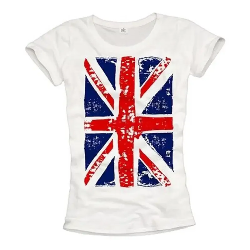 England Women's UNION JACK Great Britain United Kingdom UK T-Shirts London