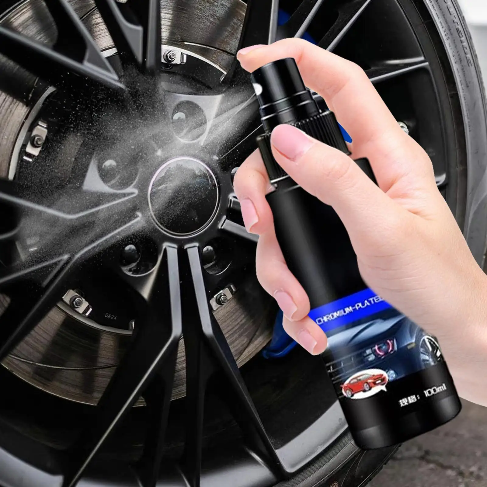 Очиститель металла Chrome Restorer 300 мл Восстановление компаунда Спрей для удаления ржавчины Реставратор Очиститель для обода колеса автомобиля Краска по металлу Очиститель металла Chrome Restorer 300 мл Восстановление компаунда Спрей для удаления ржавчины Реставратор Очиститель для обода колеса автомобиля Краска по металлу