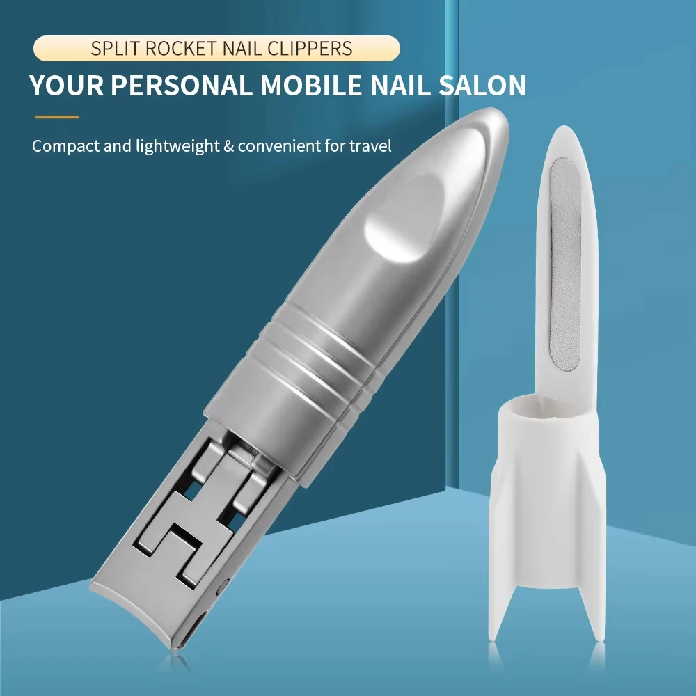 

1Pcs Nail Clippers for Men with Catcher, Sharp Nail Clippers of No Splash Self-Collecting, Stainless Steel Heavy Duty Toenail Cl
