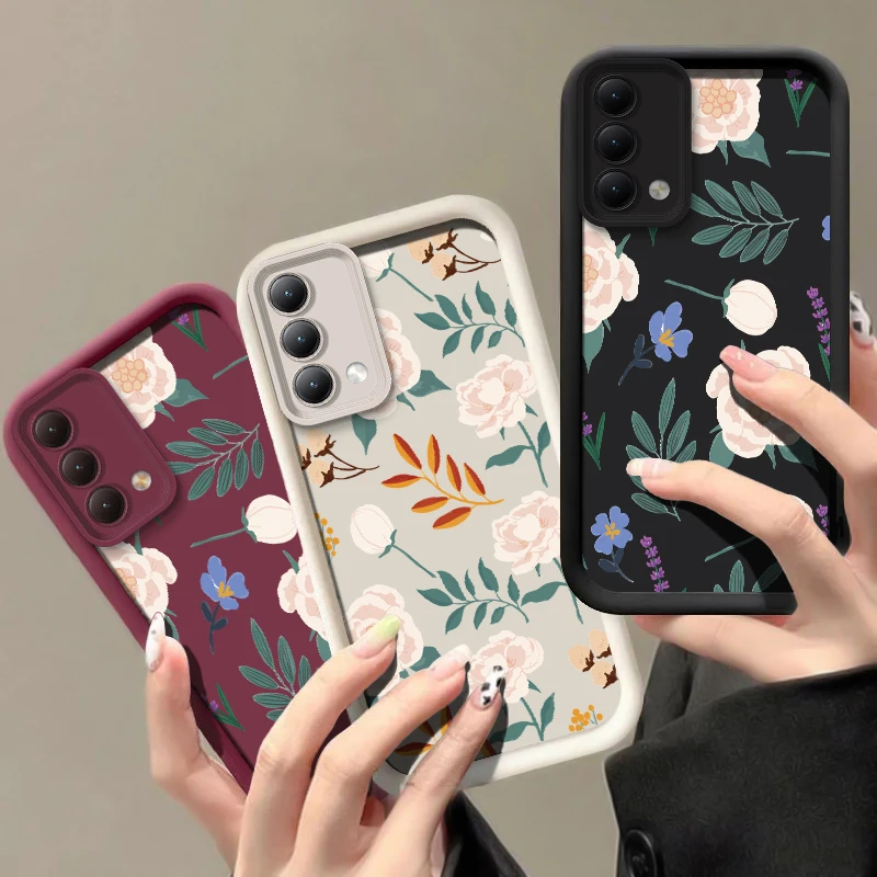 حافظة لهاتف انفينيكس تكنو بوفا 7 كامون 40 برو 30 20 سبارك 6 جو 2024 2023 2022 20C 10 برو غطاء زهور أنيق