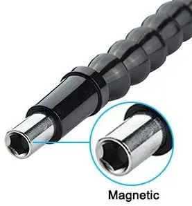 1 Máy Tính Mở Rộng Linh Hoạt Tua Vít Bit Giá Đỡ Từ Tính 1/4 Inch Chuôi Lục Giác Trục, flex Adapter W/Mở Rộng Kết Nối Nhanh Ổ Trục
