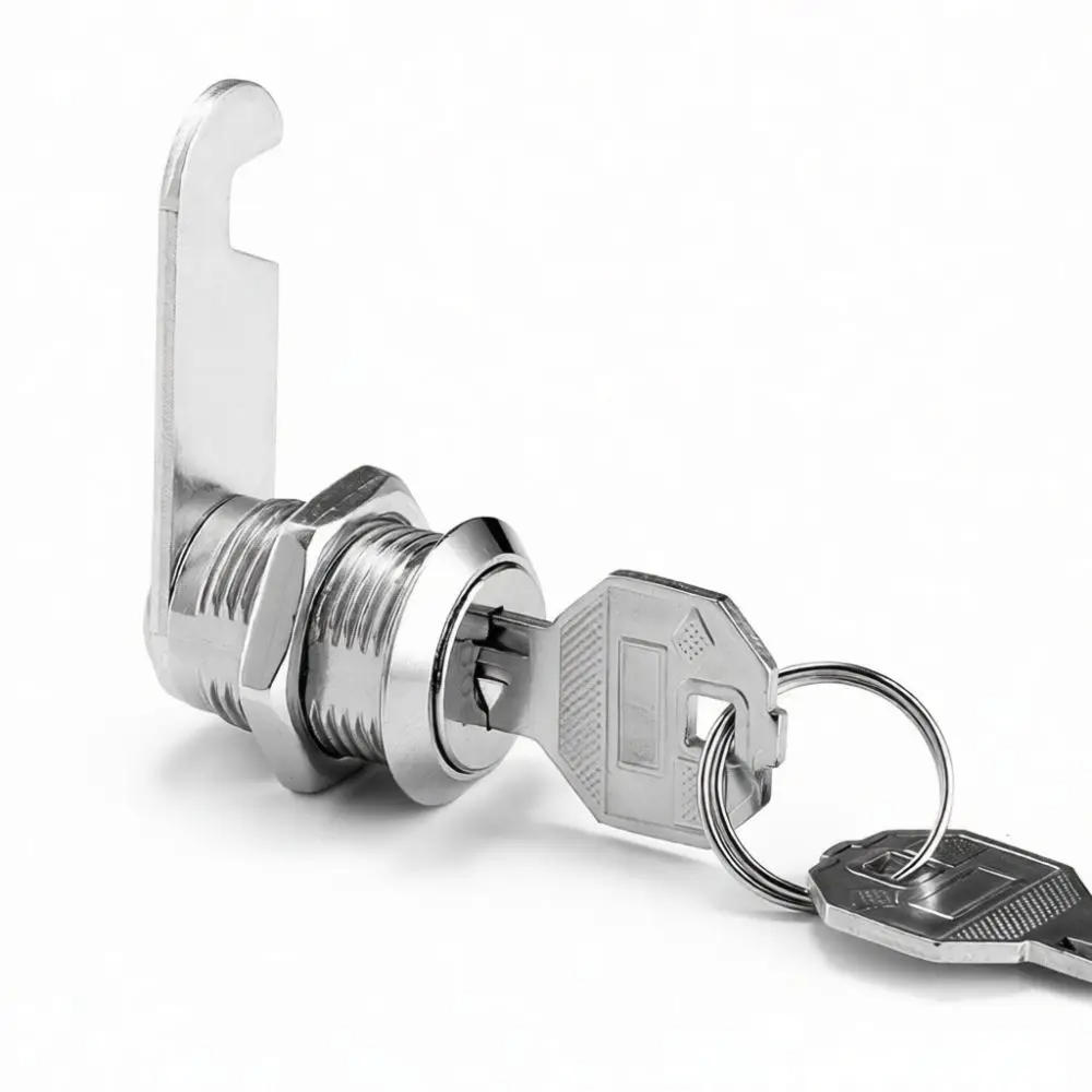 Heavy Duty Cam Lock For Cabinet Locker Desk Drawer Security Replacement Iron Key Cylinder Furniture Hardware Mechanism