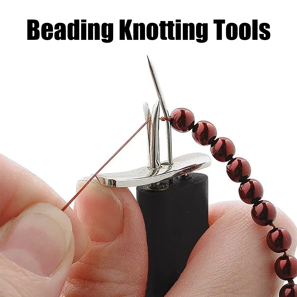 1-Piece DIY Jewelry Making Tool - Beading Threader, Suitable for Bracelets and Thread Crafts, Made of Plastic