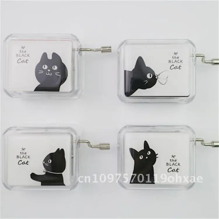 

Creative Acrylic Music Box Cartoon Design Fashion Decompression Toy Gift for All Occasions Suitable for Kids & Adults