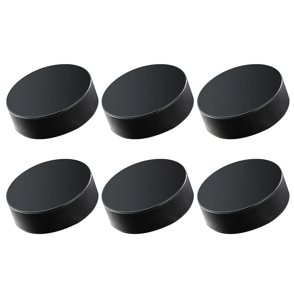 

6 Pcs Hockey Major Sports Supplies Ice Practicing Professional Pucks