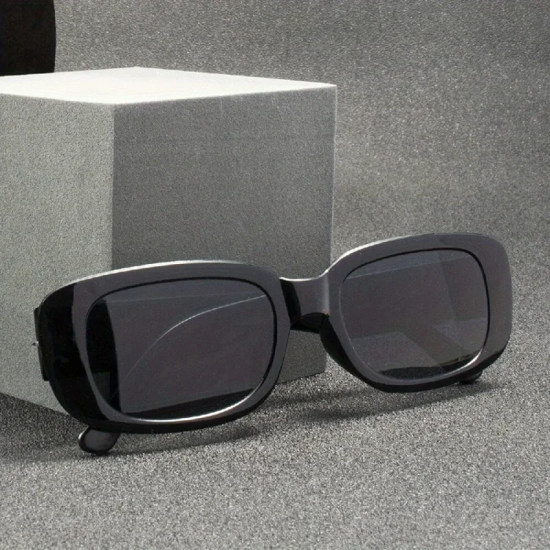 20 Stücke Klassische Mode Schwarz Set Sonnenbrille Frau Luxus Marke Kleine Rechteckige Sonnenbrille Geeignet für Urlaub Geschenke – Detail 2