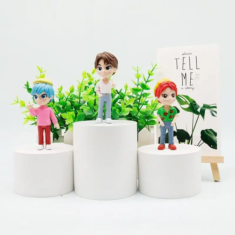 Gran oferta de figuras de Anime Kpop Demon Hunters, juguetes bonitos de PVC con articulaciones móviles, modelo de figura de acción, muñecas, regalos de decoración de cumpleaños para niños