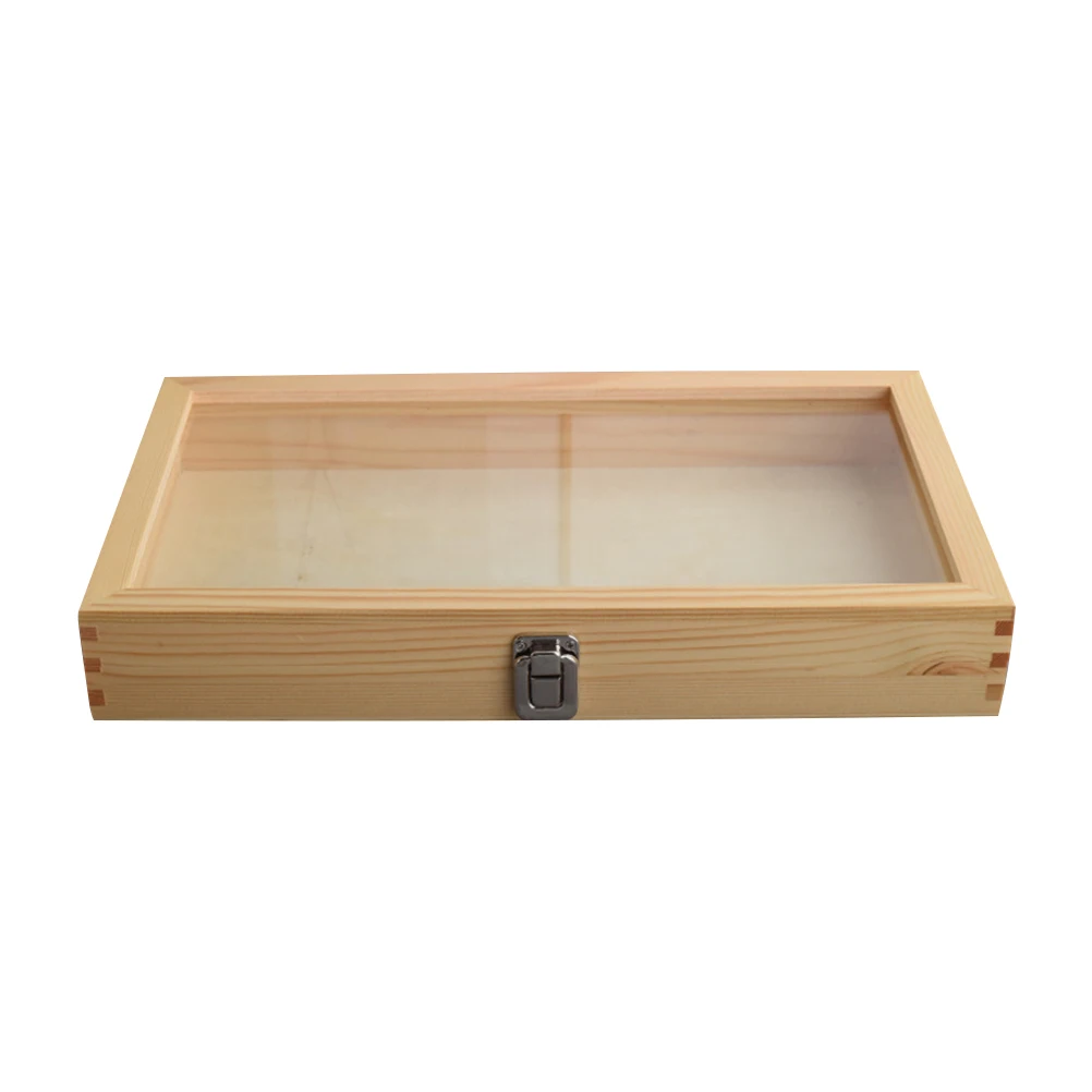 

Dustproof Storage Box Retro Plastic Lid Butterfly Specimen Display Case Medium Transparent Insect Adornment