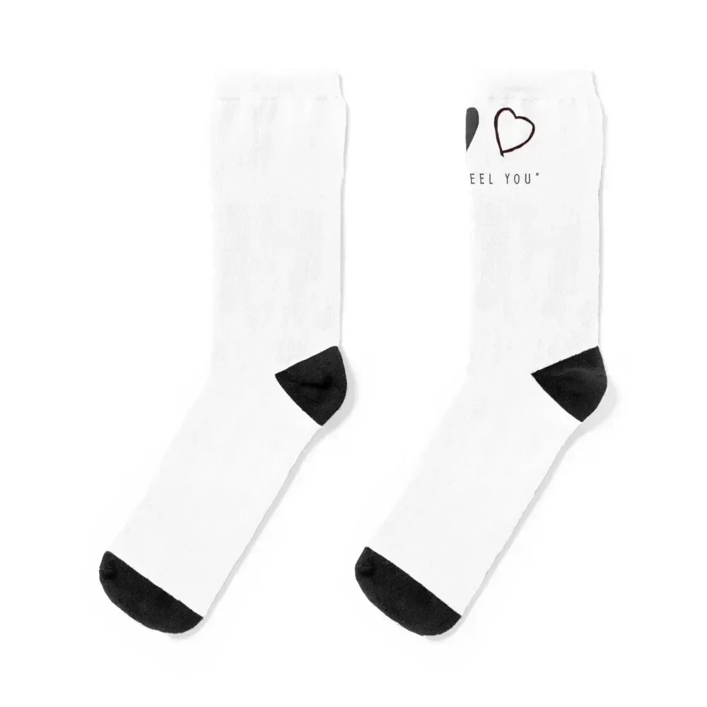 vision hearts + quote Socks fashionable Toe sports Men's Socks Women's