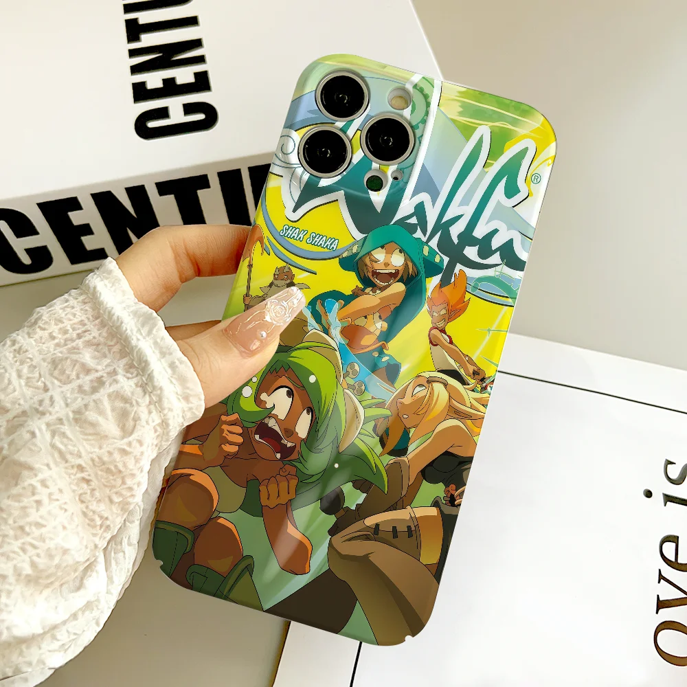 ألعاب المغامرة W-wakfu جراب هاتف FUNDA آيفون 17 16 15 14 13 12 11 Plus Pro Max Mini لامع HD غطاء صلب فيلم