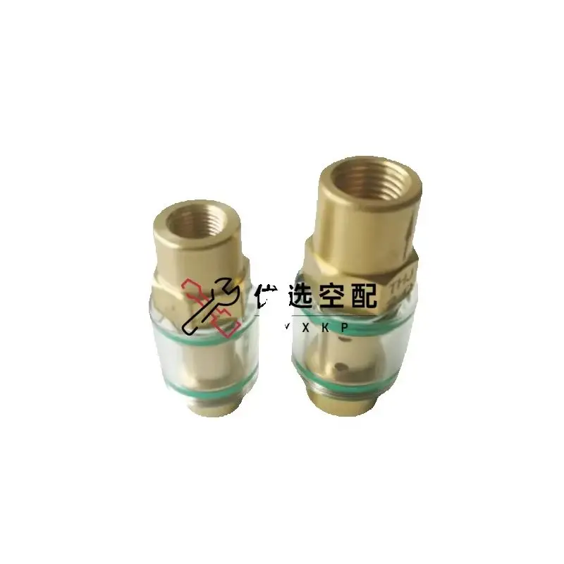 Oil Return Check Valve 23887045 Transparent Visual 1/8 1/4 Orifice 2.0mm Screw Air Compressor Replacement Spare Parts