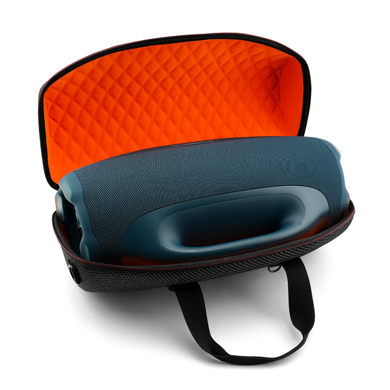 JBL Boombox 4 가방용 휴대용 케이스, 무선 BT 스피커 가방, EVA 하드 보호 케이스, 사이드 포켓 및 어깨끈이 있는 보관 가방