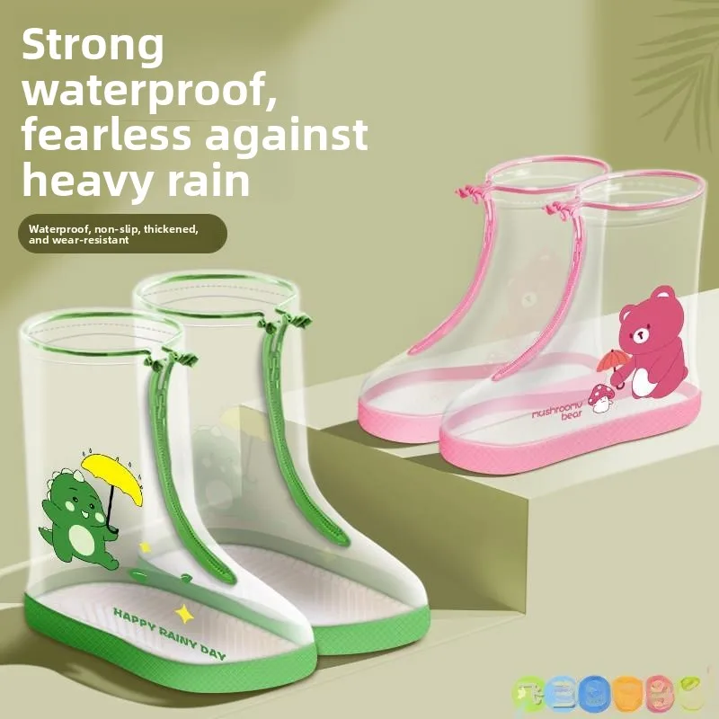 

Thickened Waterproof Non-Slip Children's Rain Boot Covers for Boys And Girls Protection against Rain And Moisture