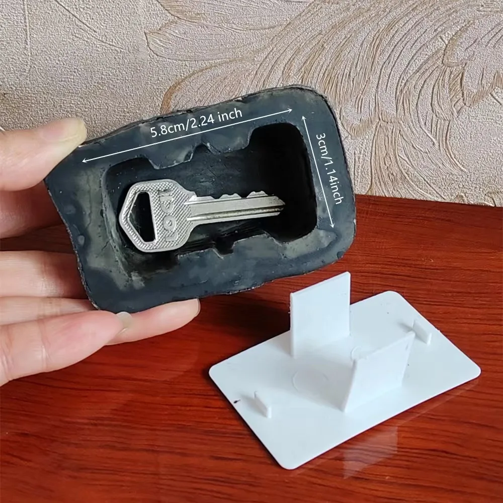 New Creative Hide Keys In Stone Simulation Rock Outdoor Garden Hidden Compartment Fake Rock Shape For Home RV Spare Key Safe