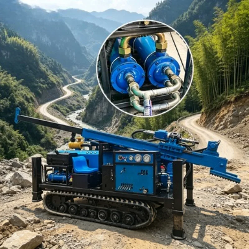 Small Hydraulic Core Drilling Rig Portable Full Hydraulic Core Drill Machine for Engineering Survey