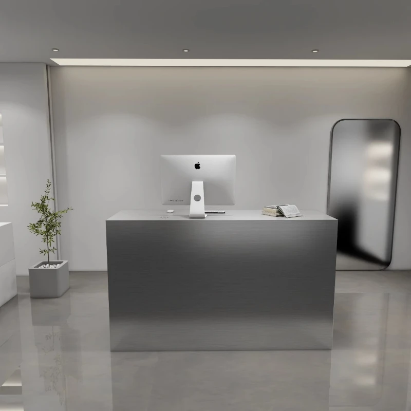 

Стойка Мебель Стойки регистрации Vevor Простой подиум Кафедра Стойка регистрации Металлическая мебель Zum Empfang MHJDT