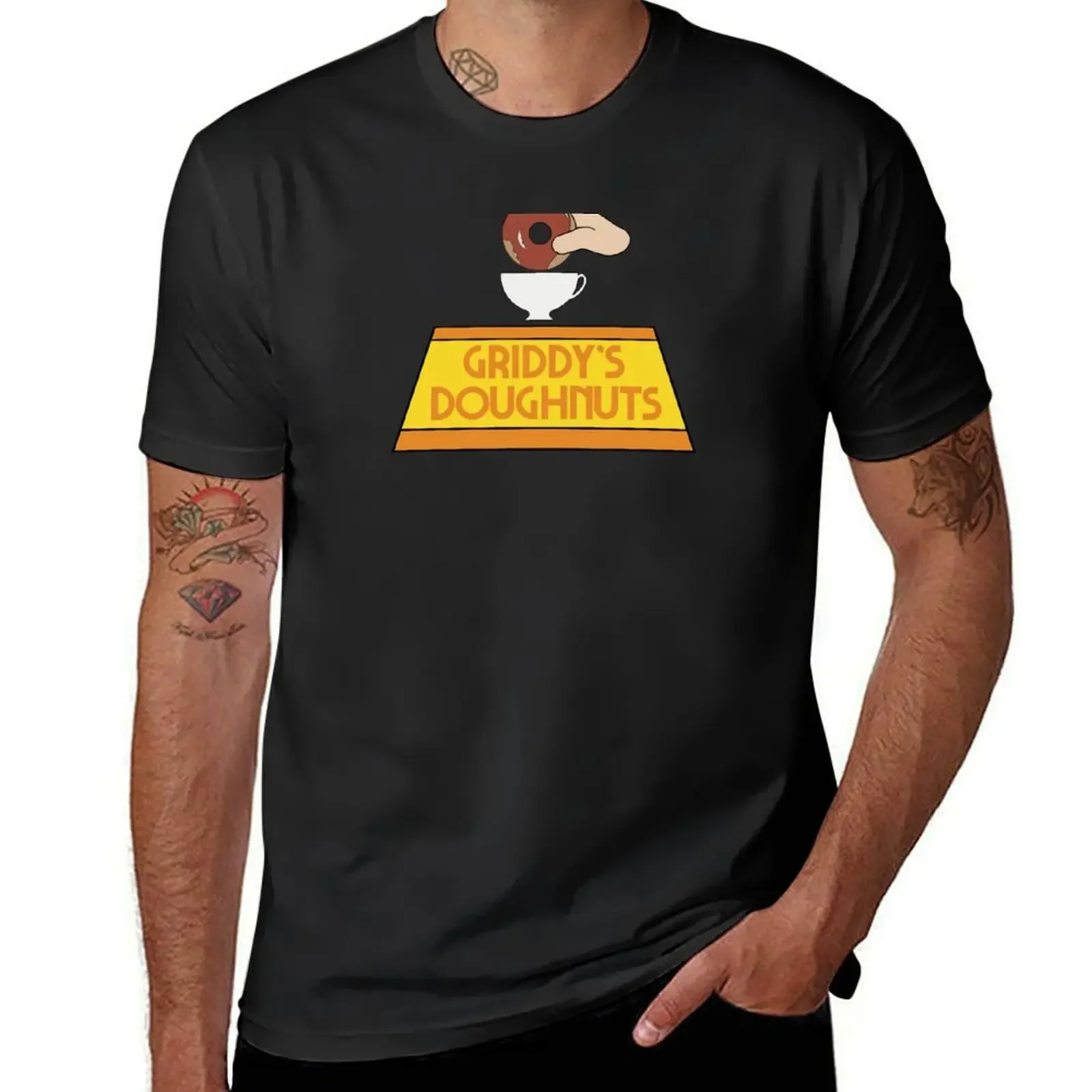 Griddy's Doughnuts (the Umbrella Academy) T-Shirt cheap stuff cute tops t shirt for men