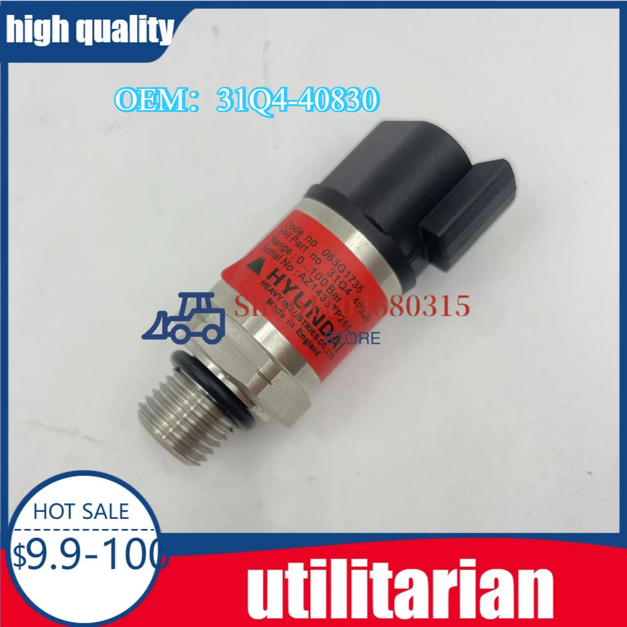 

Запчасти для экскаваторов 50/100/200/500 бар для датчика давления Hyundai 31Q4-40830 31Q4-40520 31Q4-40800 31Q4-40820 31Q4-40810 R210