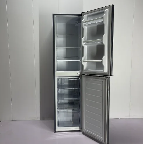 226 l doppeltüriger, frostfreier Kühlschrank für Zuhause, kleines Volumen, energiesparender, energiesparender, geräuscharmer und großer Gefrierkühlschrank