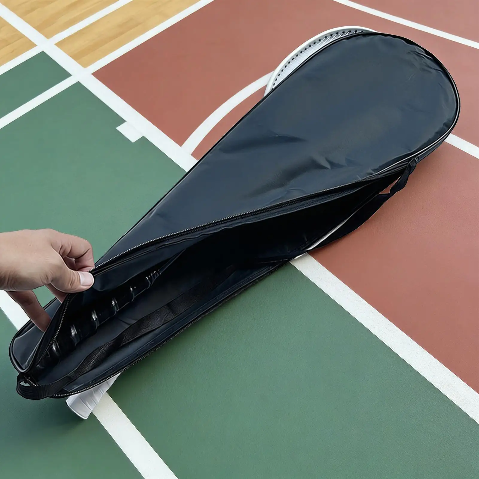 

Badminton Bag Portable Storage Case Racquet Cover Tennis Storage Case For Men Women Athlete Youth Players Outdoor Travel Gym