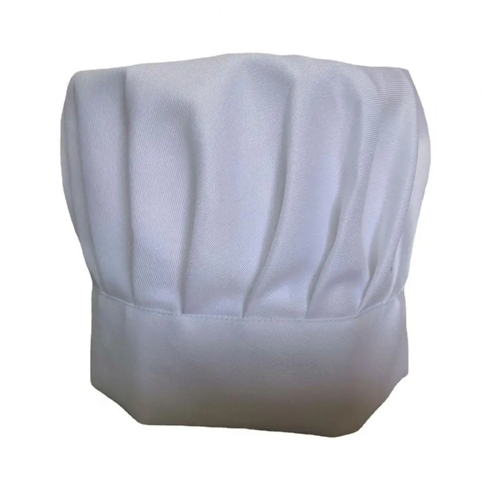 Chapéu do cozinheiro chefe confortável para cozinha, chapéu profissional do trabalho, sólido unisex para cabelo e cozimento