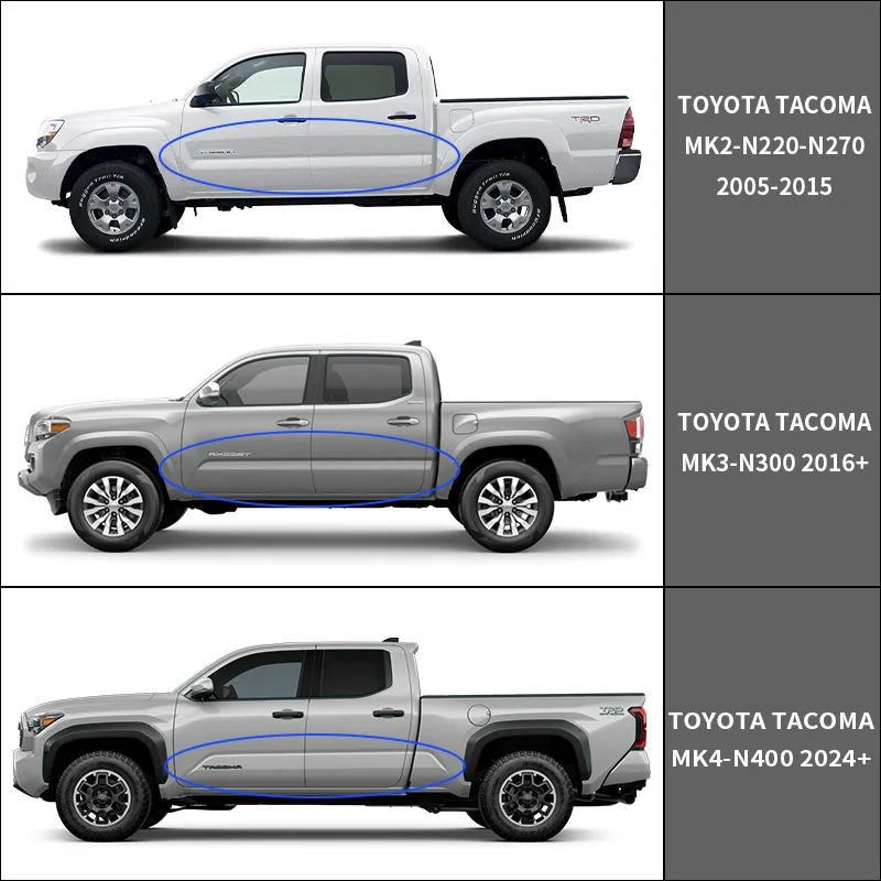 Car Sunvisor Deflector Clear Windshield Deflector Window Visor PC Injection Molded Rain Shield For Toyota Tacoma