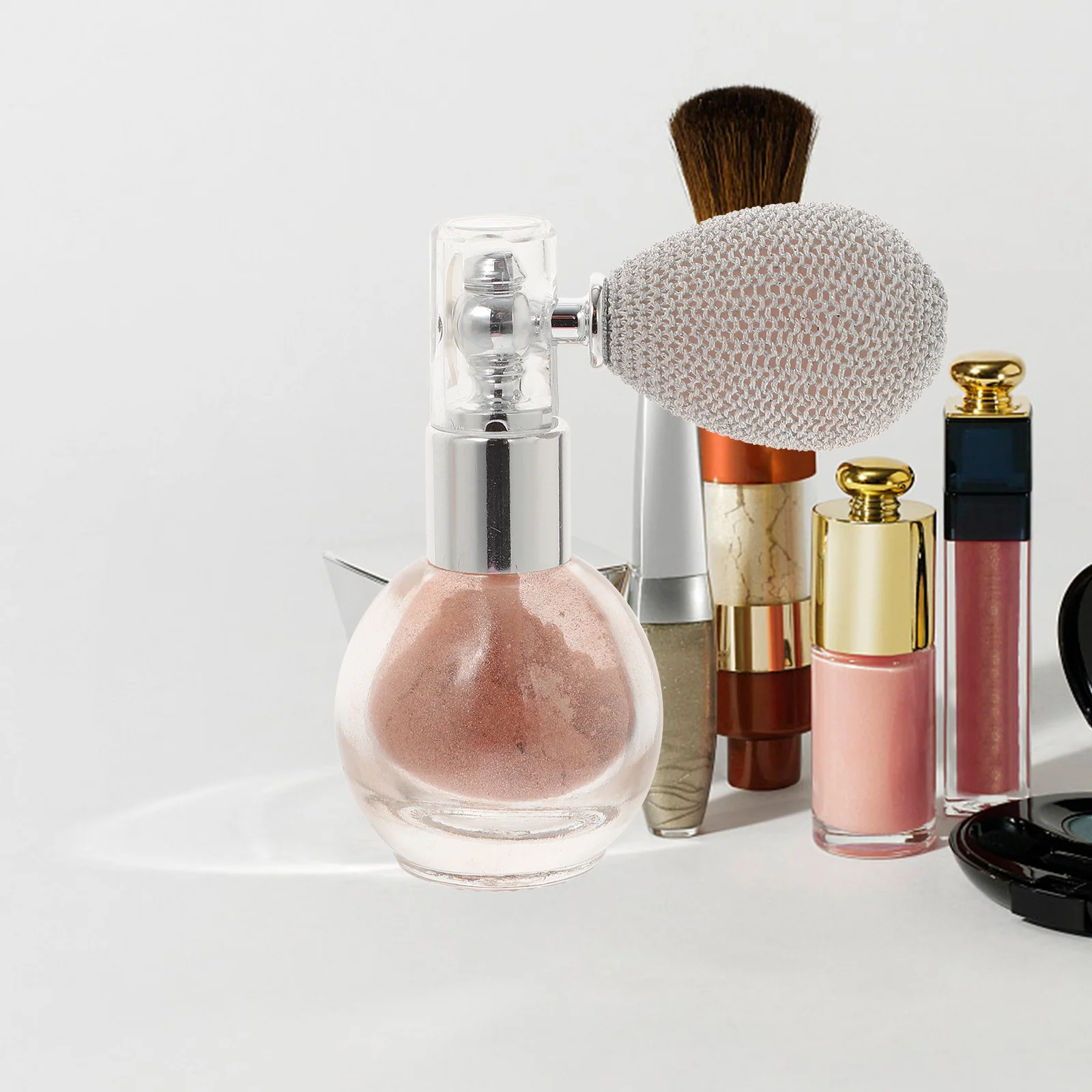 Körperglitzer-Highlighter-Puder, schimmerndes Spray für Gesichtshaar-Make-up, glitzerndes Glühen, leicht, tragbar, für Party, Hochzeit, Abschlussball