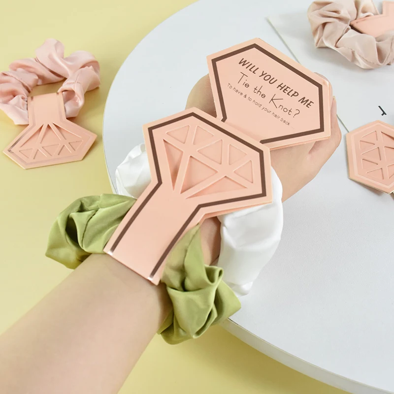 1/2 قطعة دش الزفاف العلاقات الشعر العروس لتكون ديكور الزفاف دش هدايا الزفاف العازبة الدجاجة حفلة تفضل إكسسوارات الشعر #4