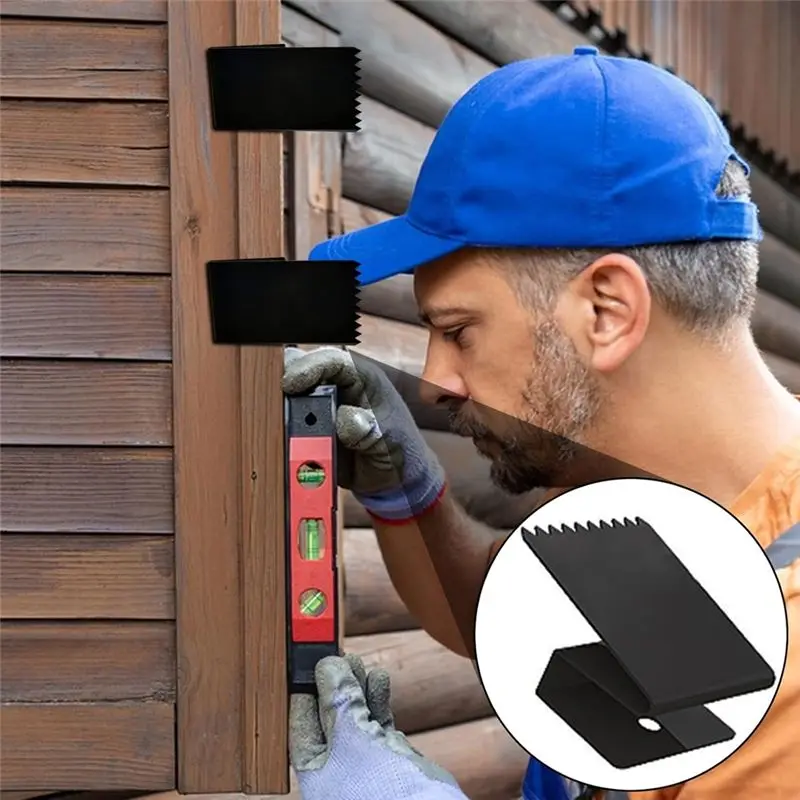 AEE2-Hurricane Window Clips,Stainless Hurricane Board-Up Clips With Serrated Sections,Universal And Reusable Panel