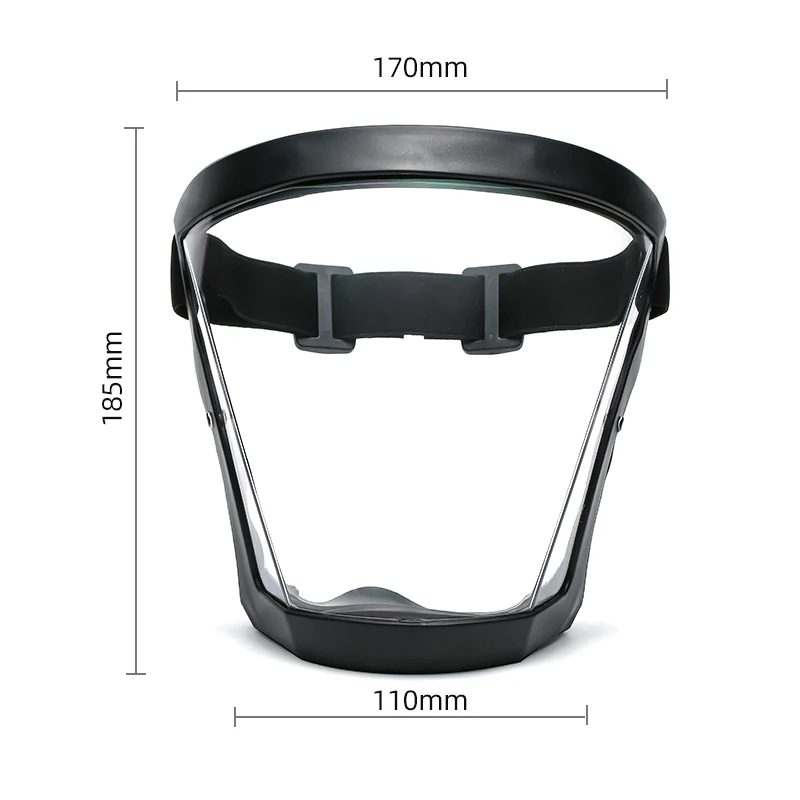 Work Protection Mask Transparent Facial Protector Face FaceMask Protective Outdoor Heating Home Kitchen Tools Full Face Mask