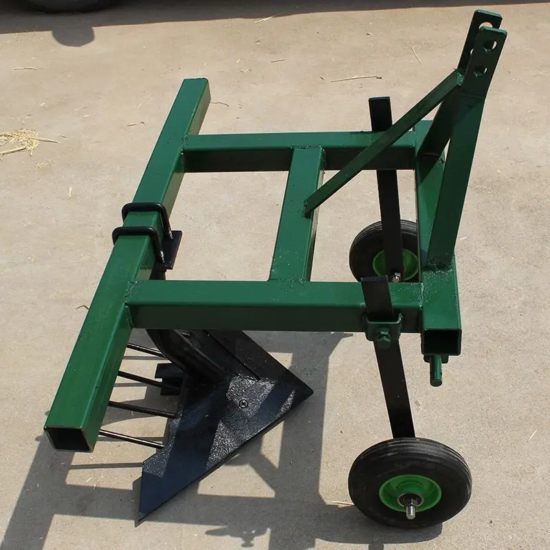 

Small four-wheel tractor ridge plough trenching rotary tillage rear plough stalking ridge moist plow peanut sweet potato potato