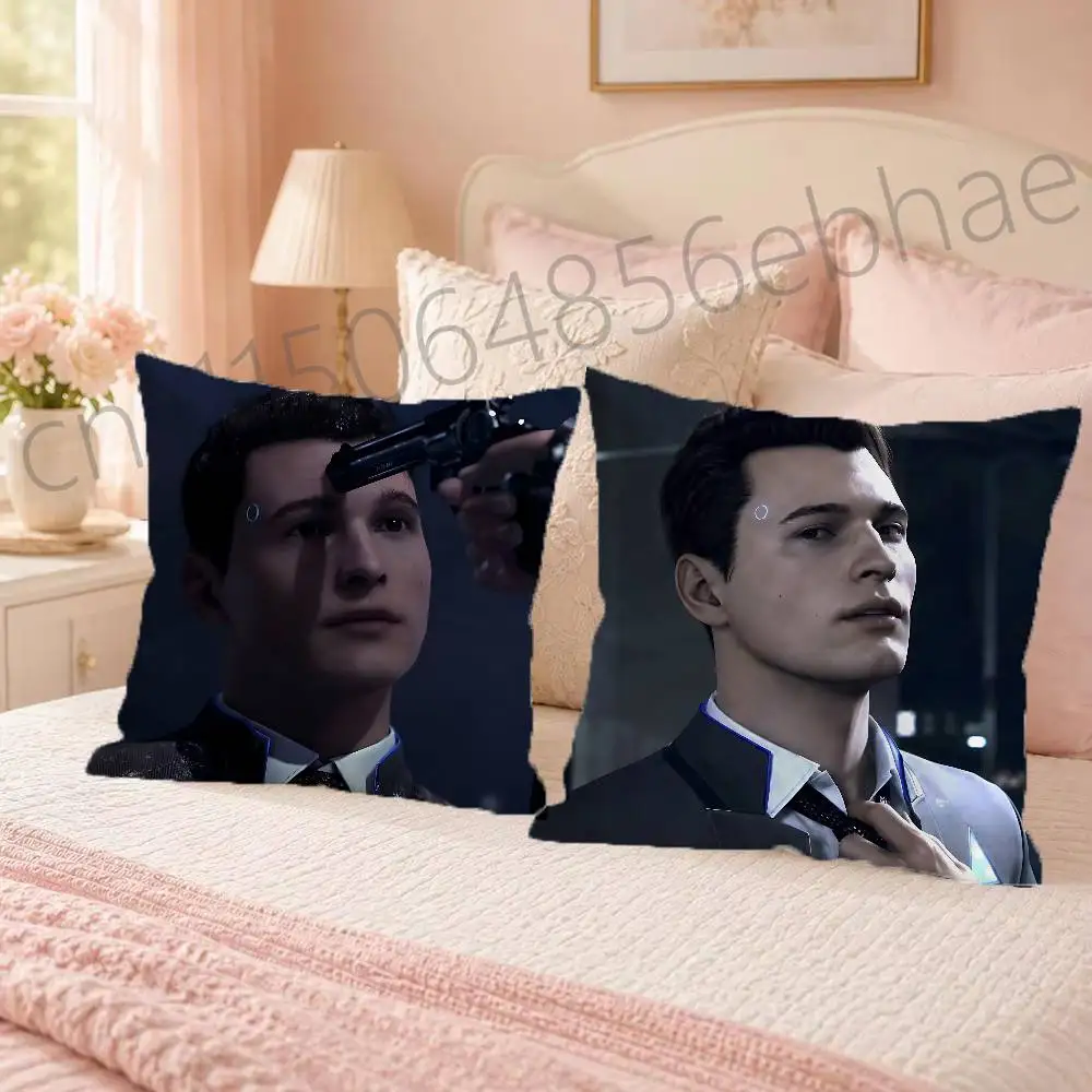FOR Detroit Become Human Pillow Case Comfy Pillow Cover Cute Funny Pillowcases For Sofa Car Home Decor