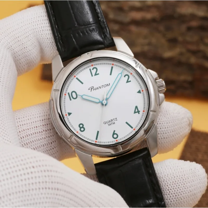ساعة فانتوم سبورت كرونو للرجال - ستانلس ستيل مقاومة للخدش، ساعة توقيت وتقويم، ساعة كوارتز مقاومة للماء #6