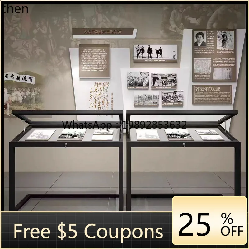 GZ   calligraphy and painting information display cabinet Museum dust exhibition cabinet Hydraulic books and periodicals,