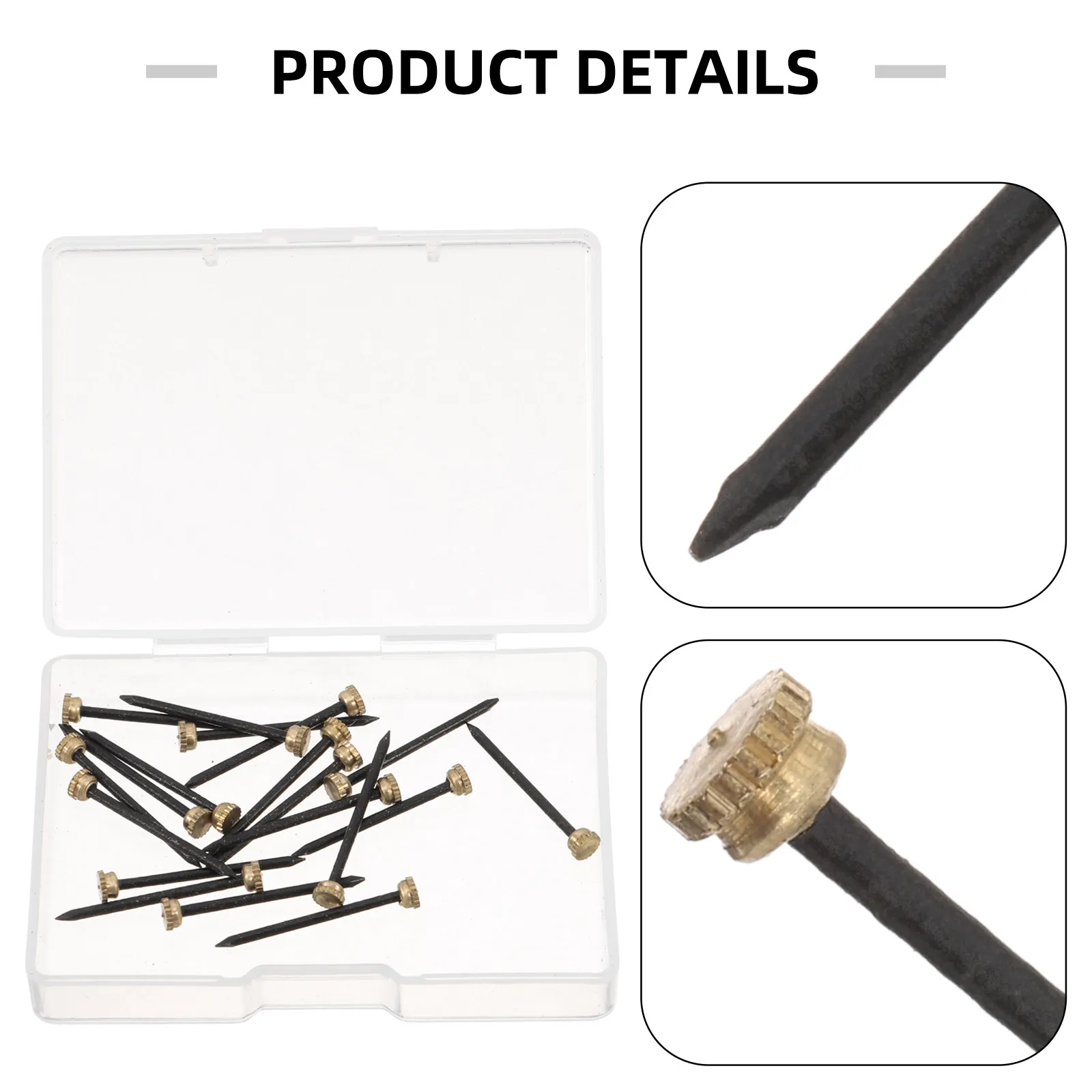 20Pcs Robust Copper Hook Nails for Picture Frame Hanging Poster Display Wall Decor Home Office Photo Art Hanger Nail Multi Use