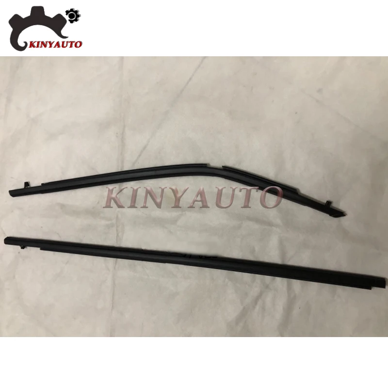 Imagen 4: Para Toyota C-HR IZOA 2018 19 20 21 22, burlete de goma cromado negro para ventana lateral, embellecedor de sellado, accesorios para coche