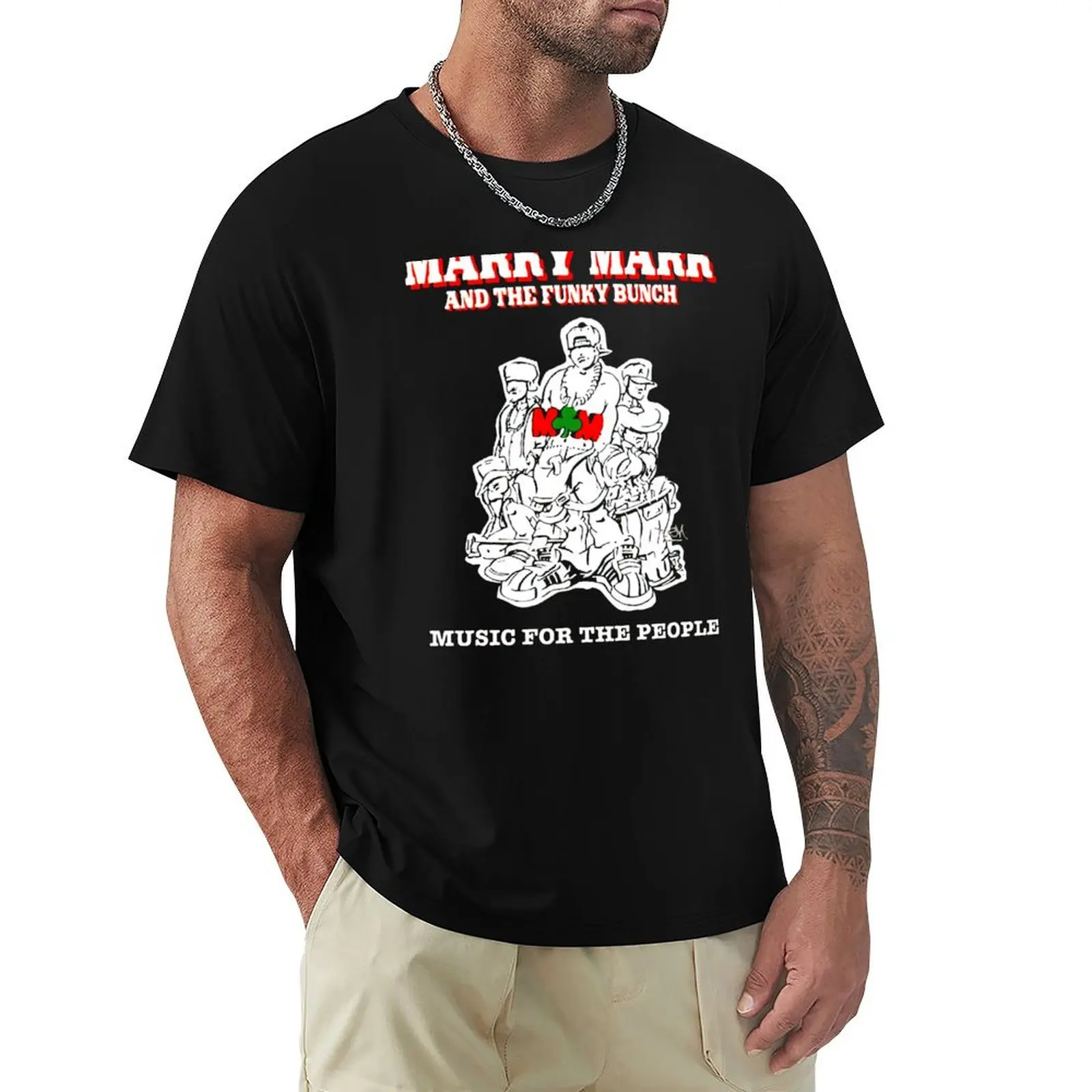 

Márky Márk And The Funky Bunch 90s T-Shirt basketball graphic tees funny shirt cotton t shirts for men