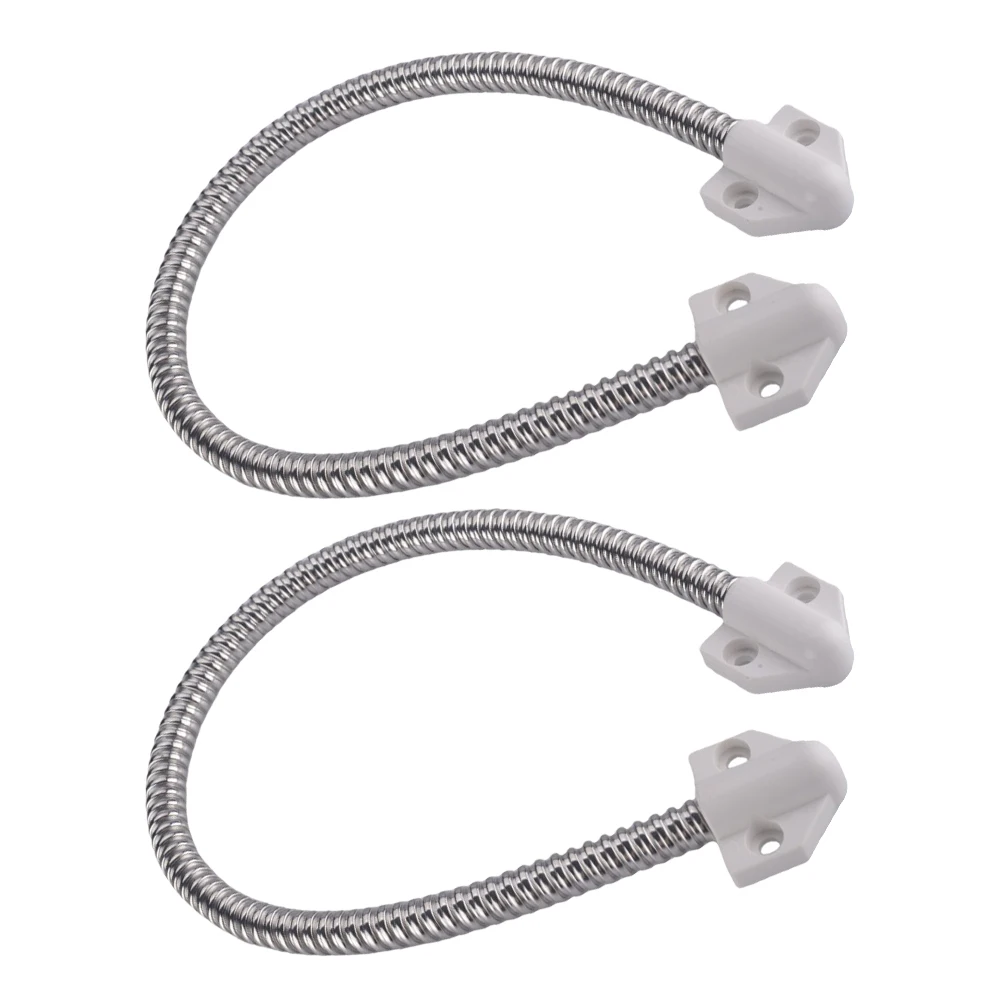 Protector de Cable de Control de acceso, funda de Cable de Metal, impermeable, a prueba de polvo, tapa de extremo de cerradura de puerta Flexible, 2 uds.