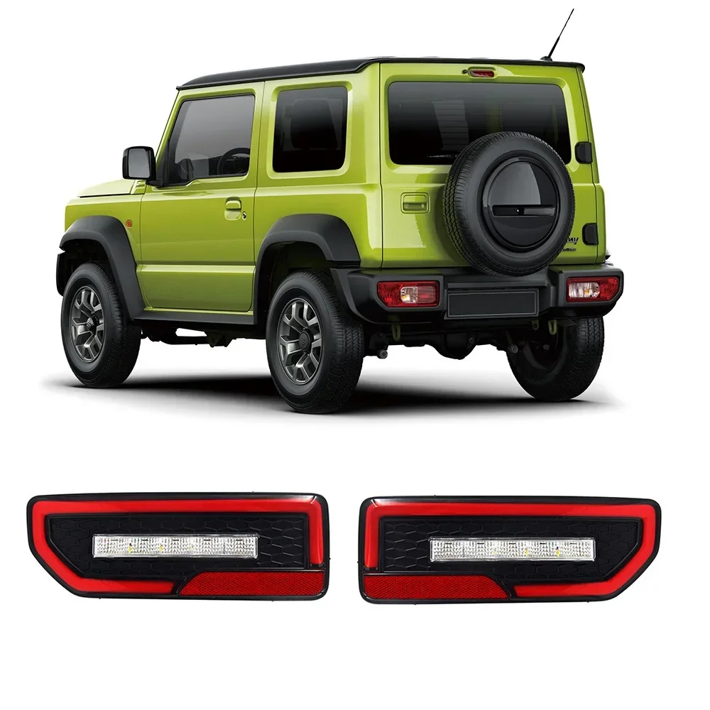 

LED Tail Light Turn Signal Brake Light Reversing Lamp For Suzuki JIMNY 2019 2020 Reflector Stop Light Taillight Rear Lamp