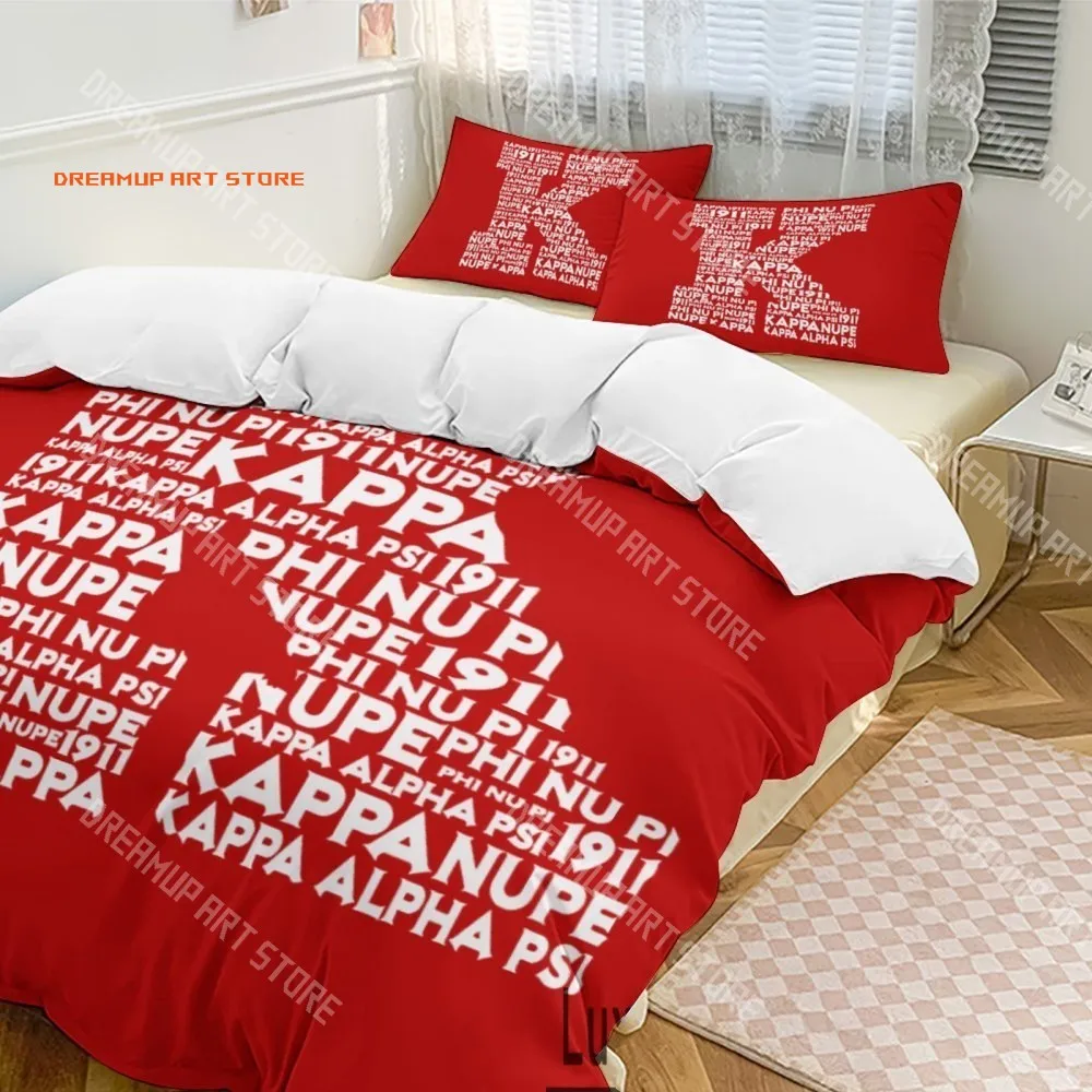 Juego de Ropa de Cama Kappa Fraternity Alpha Psi KAP con Estampado 3D 2026, Funda de Edredón y Funda de Almohada, Tamaños Individual, Queen, King y Matrimonial, para Niños, Niñas y Adultos