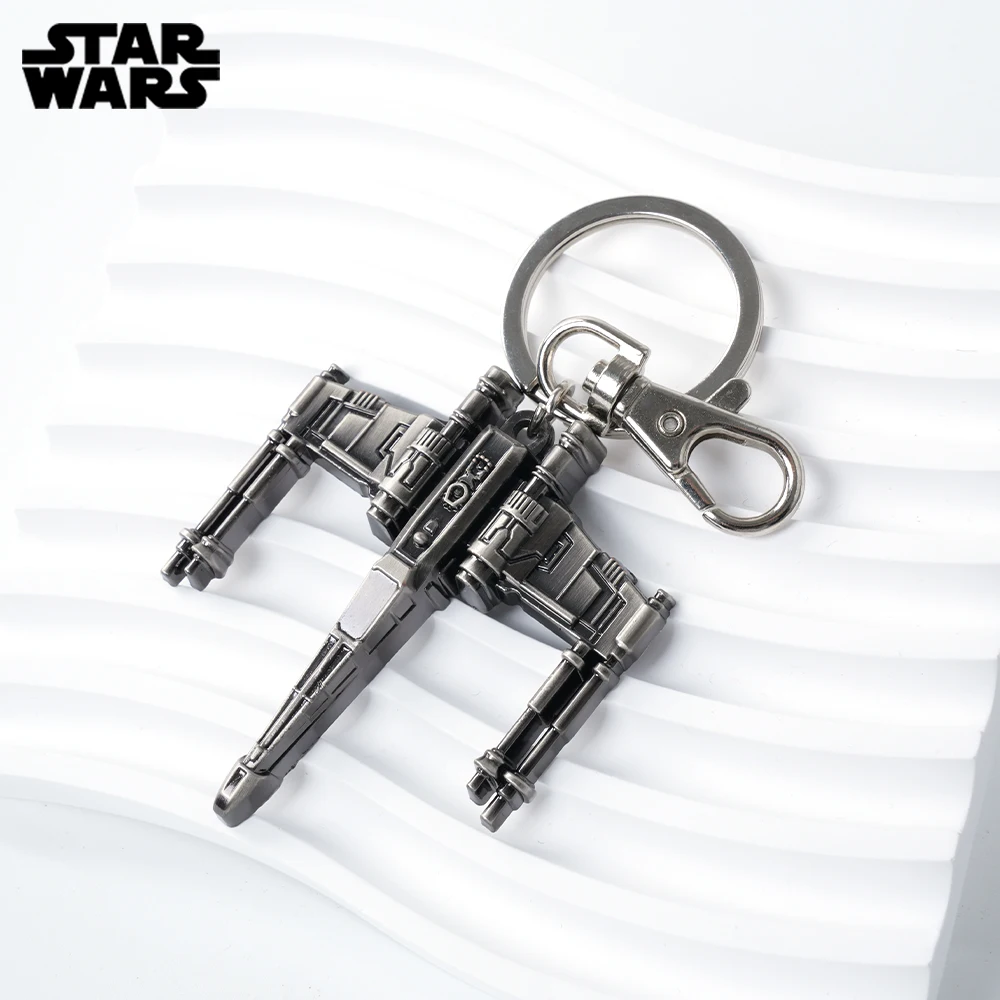 1 قطعة ديزني مرخص رسميًا حرب النجوم الألفية الصقر X-Wing بيوتر كيرينغ سلسلة مفاتيح معدنية الديكور هدايا عيد الميلاد