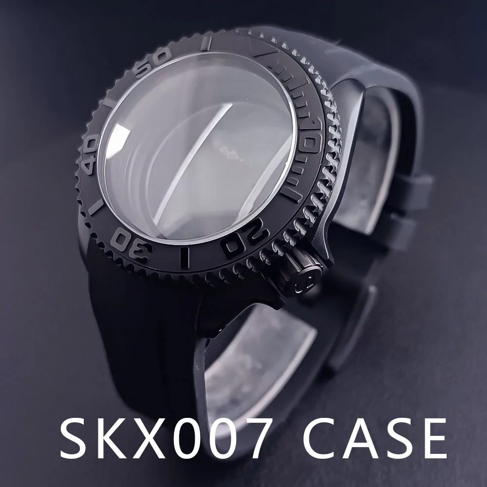 NH35 Case 42mm High-quality Men's Watches Steel Black Case N H35 NH36 Movement Case Watch Accessories Sapphire Glass 22mm Band