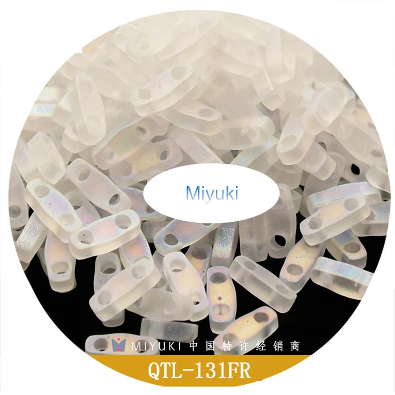 

Japanese Imported Miyuki 5*1.2*1.9mm 1/4 Half Tila Beads Matte Series Glass Beads Charms To Make Bracelets