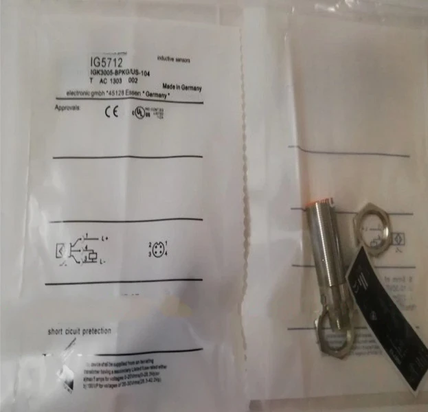 

Brand new IG5712 IG5713 IG5714 IG5715 IG5716 IG5717 IG5718 IG5719 Inductive Proximity Switch Fast delivery