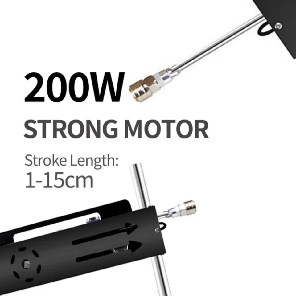 DTSUDU 200W Turbo Gear Powerful F21S Sex Machine APP/Wired/Wireless Control Love Machine with Big Dildo Adult Toy 3-15cm Stroke